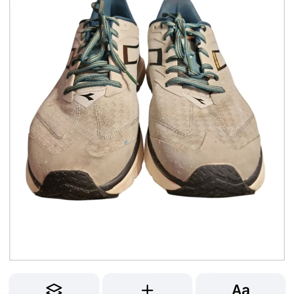 Diadora Equipe Nucleo Men Running Shoes Gray Mediterranean 10.5 Athletic Sneaker - Picture 3 of 12